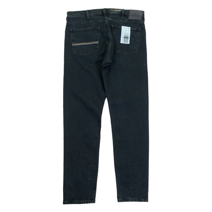 back of paul smith Slim Tapered Fit Jeans Dark Colour Wash