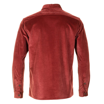 Long Sleeve Corduroy Overshirt Winery