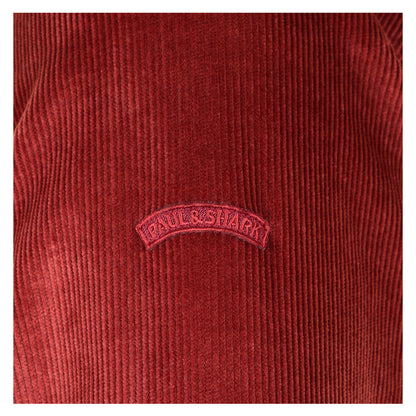 Long Sleeve Corduroy Overshirt Winery