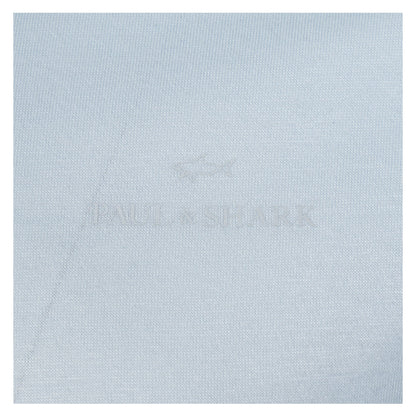Short Sleeve Silver Small Logo T Shirt Sky