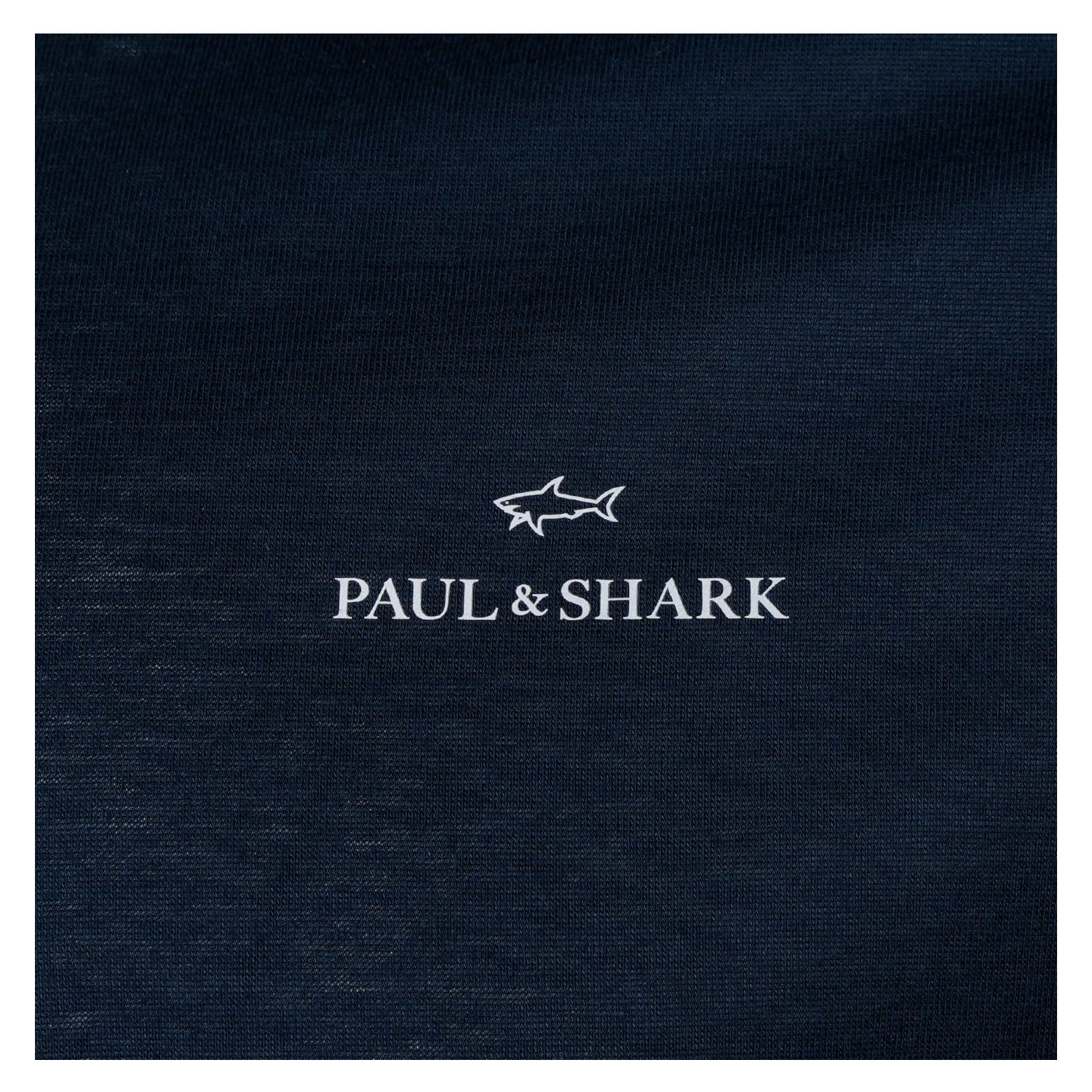 Short Sleeve Silver Small Logo T Shirt Navy