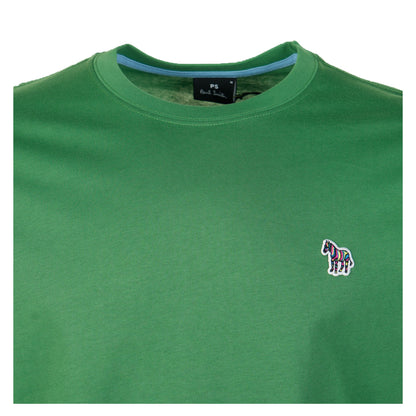 Regular Fit Zebra T Shirt 33E Green