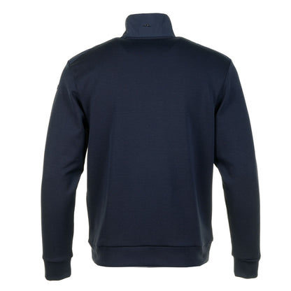 Tech Nylon Half Snap Sweatshirt Navy