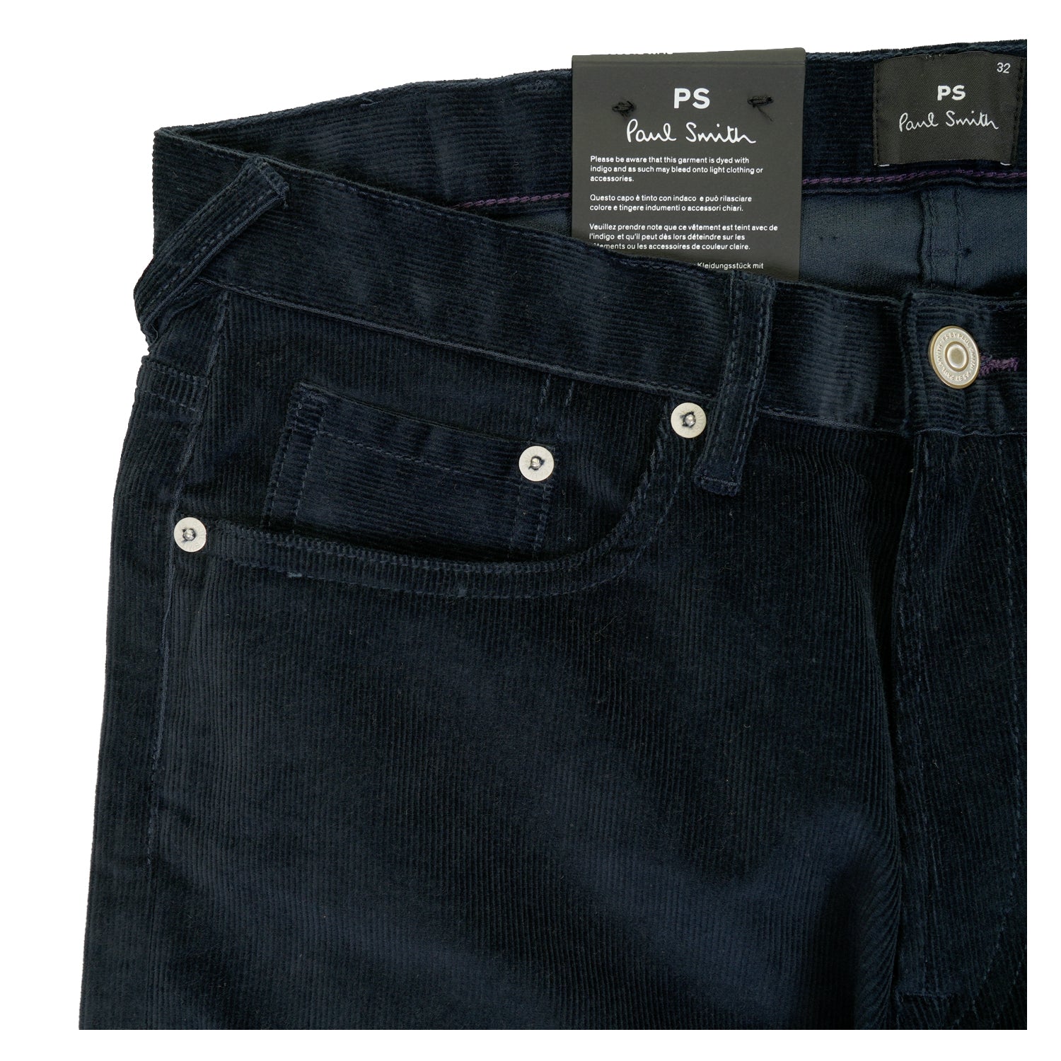 Slim Tapered Fit Cords Very Dark Navy