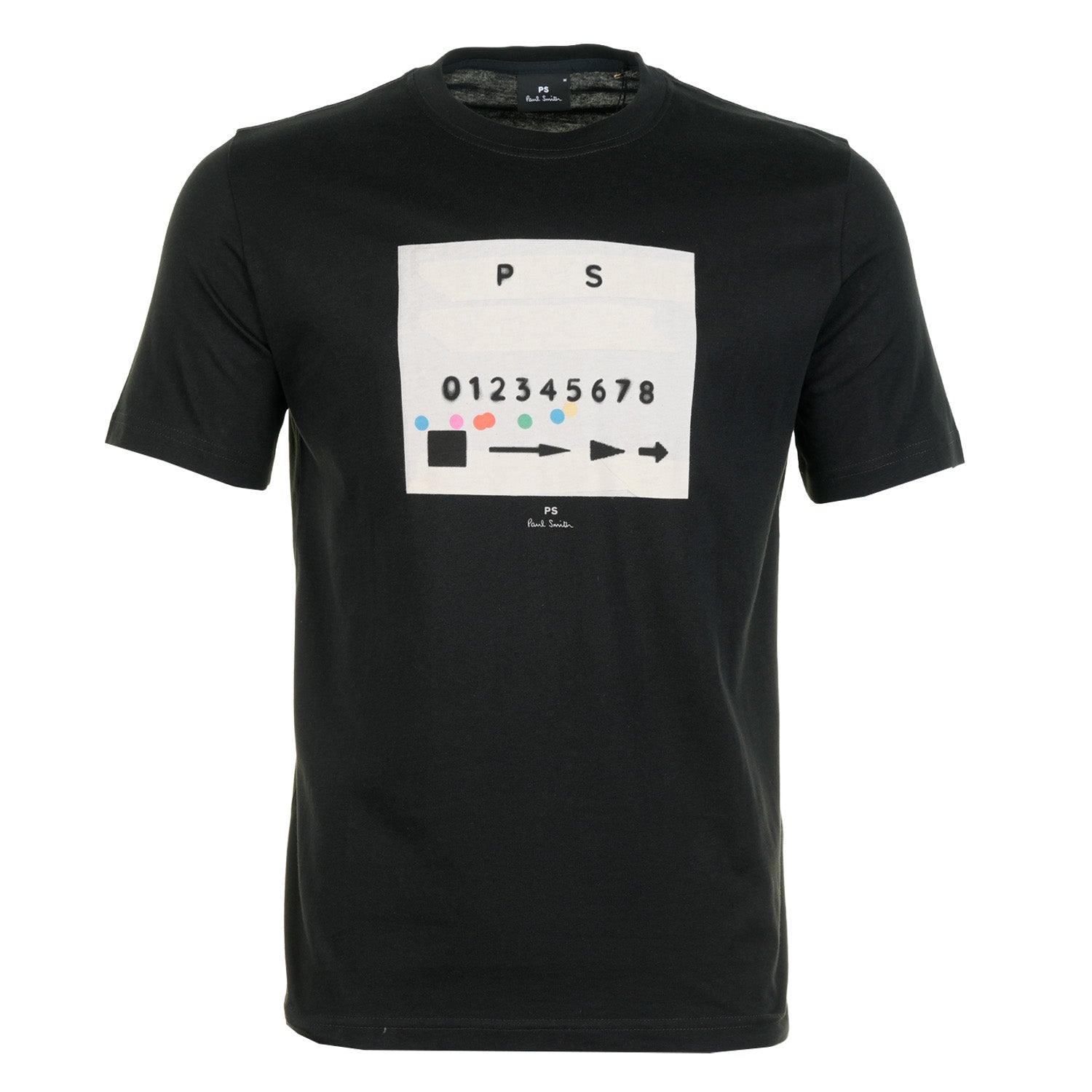 Regular Fit Graphic Short Sleeve T Shirt Black