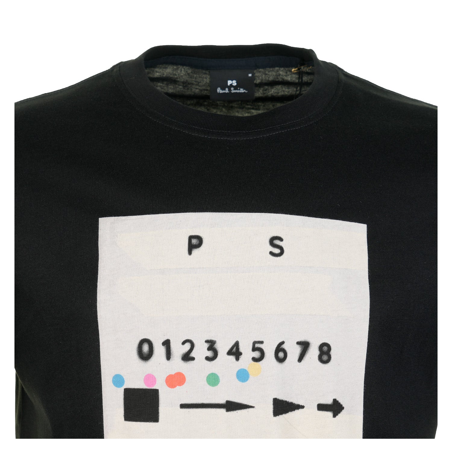 Regular Fit Graphic Short Sleeve T Shirt Black