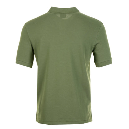 Regular Fit Short Sleeve Zebra Polo Shirt 35E Green