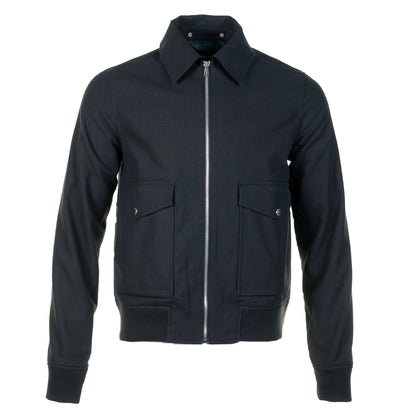 Textured Jacket Very Dark Navy