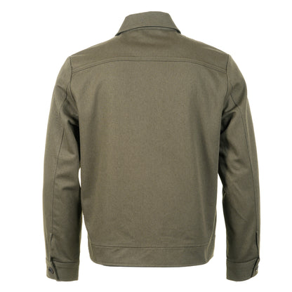 Zip Shirt Jacket Military Green