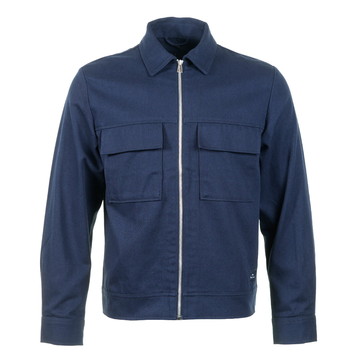 Zip Shirt Jacket Navy