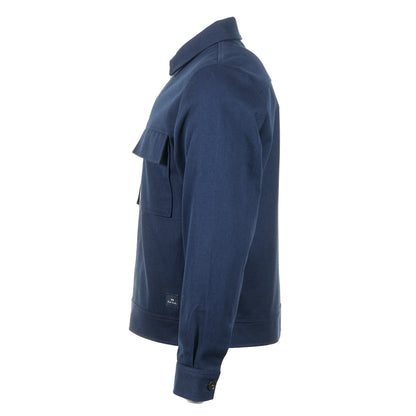 Zip Shirt Jacket Navy