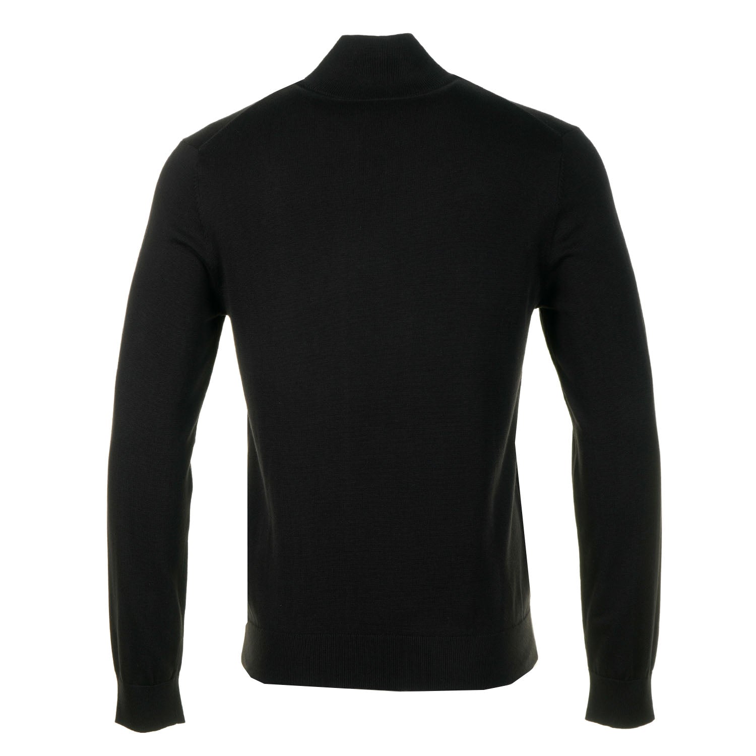 Sport Stripe Knitted Zebra Quarter Zip Black