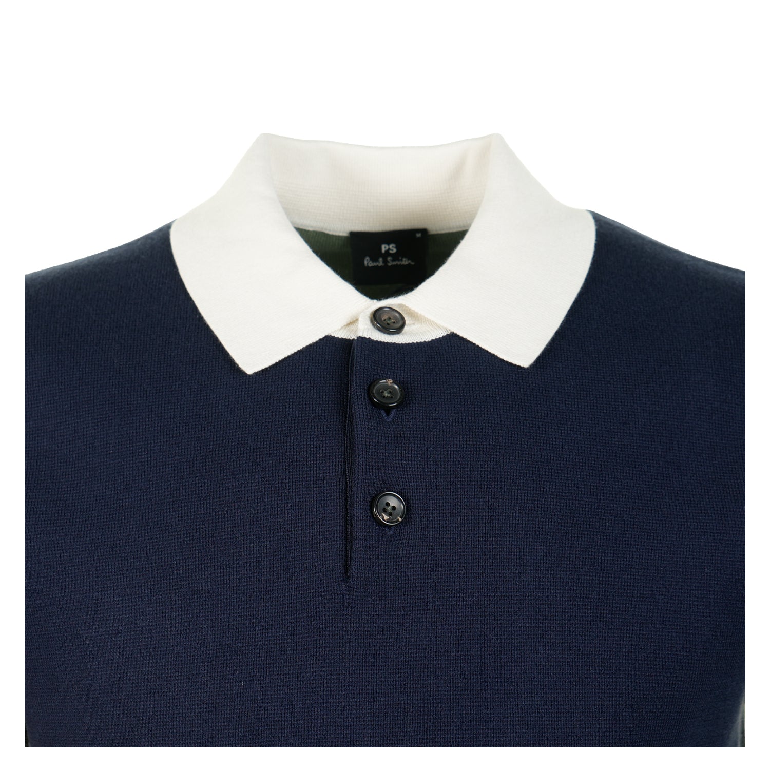 Colour Block Rugby Top Navy