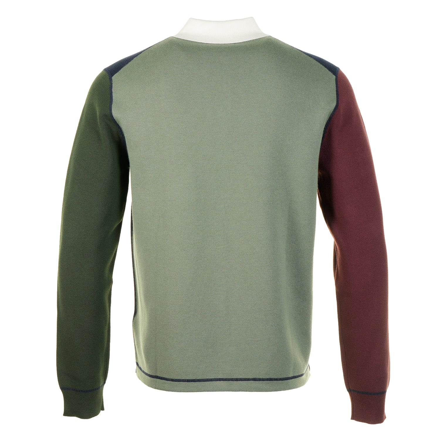 Colour Block Rugby Top Navy