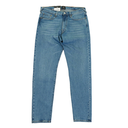 Slim Tapered Fit Jeans Blue Over Dyed