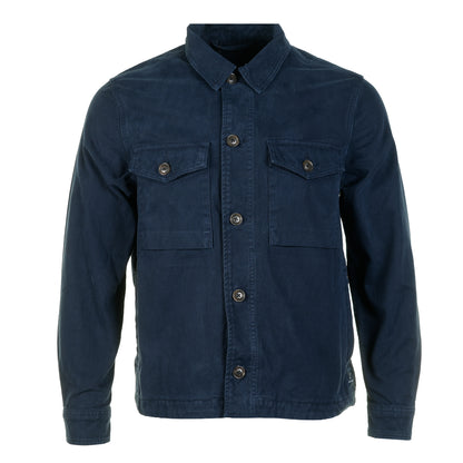 Military Overshirt Jacket Dark Navy