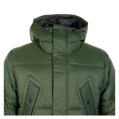 Nylon Padded Parka Bottle Green