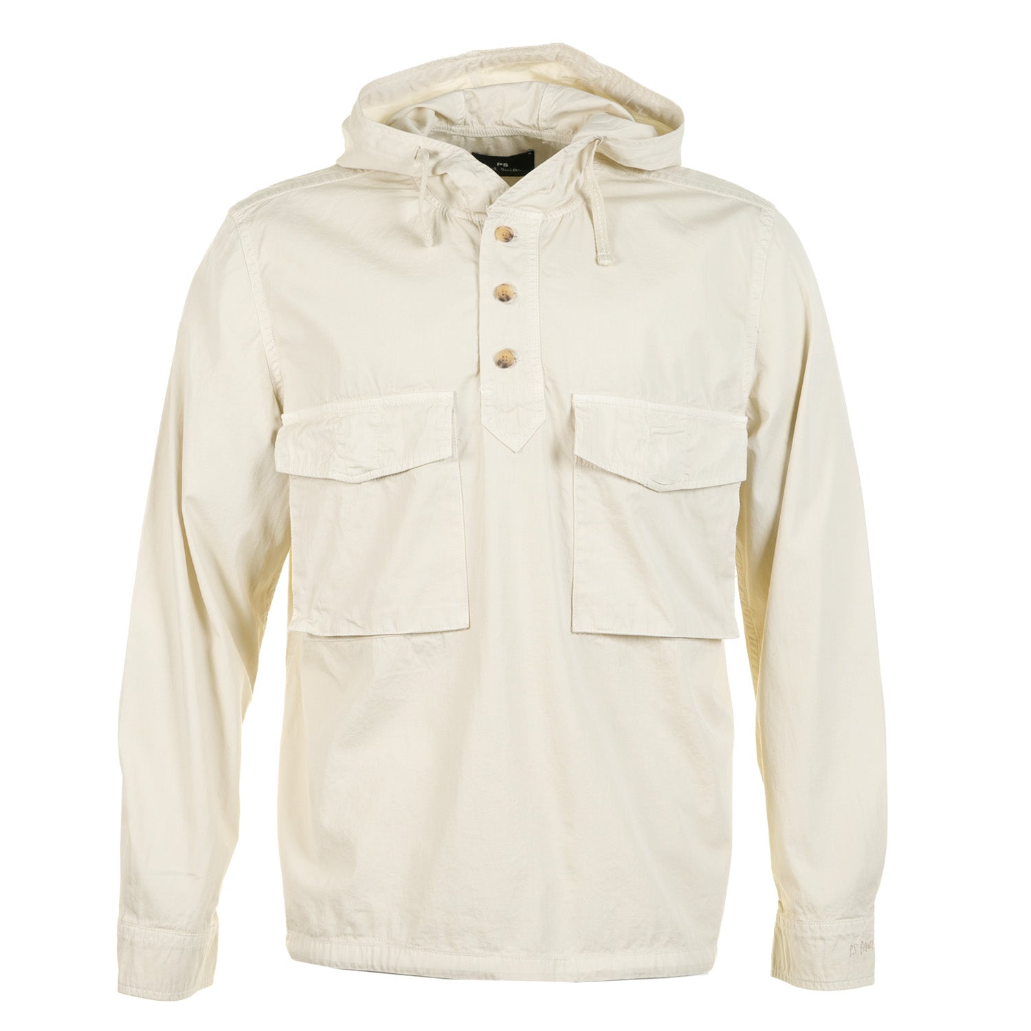 Paul Smith Hooded Pullover Jacket Off White