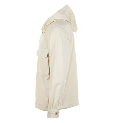 Hooded Pullover Jacket Off White
