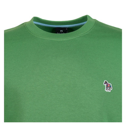 Zebra Crew Sweatshirt 33e Green