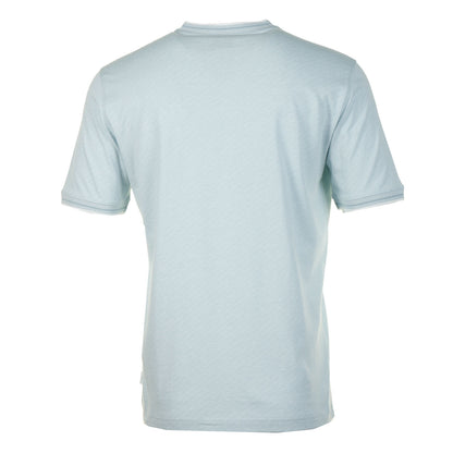 Regular Fit Stitch Print T Shirt 40 Blue