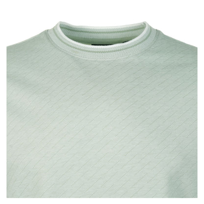 Regular Fit Stitch Print T Shirt 30 Mint Green