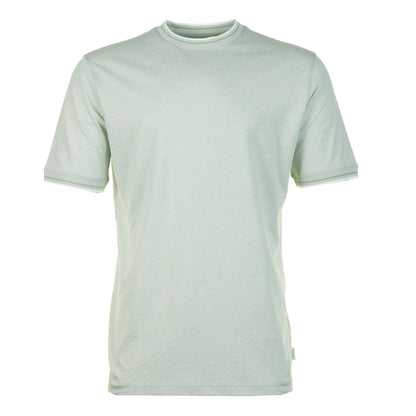 Regular Fit Stitch Print T Shirt 30 Mint Green