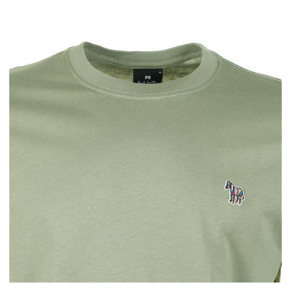 Regular Fit Zebra T Shirt 34D Greyish Green