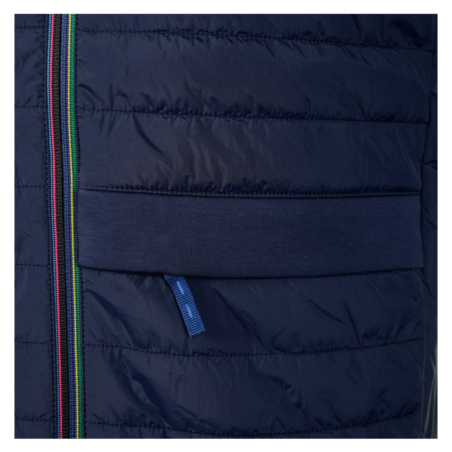 Mixed Media Jacket Dark Navy