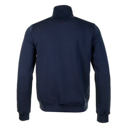 Mixed Media Jacket Dark Navy