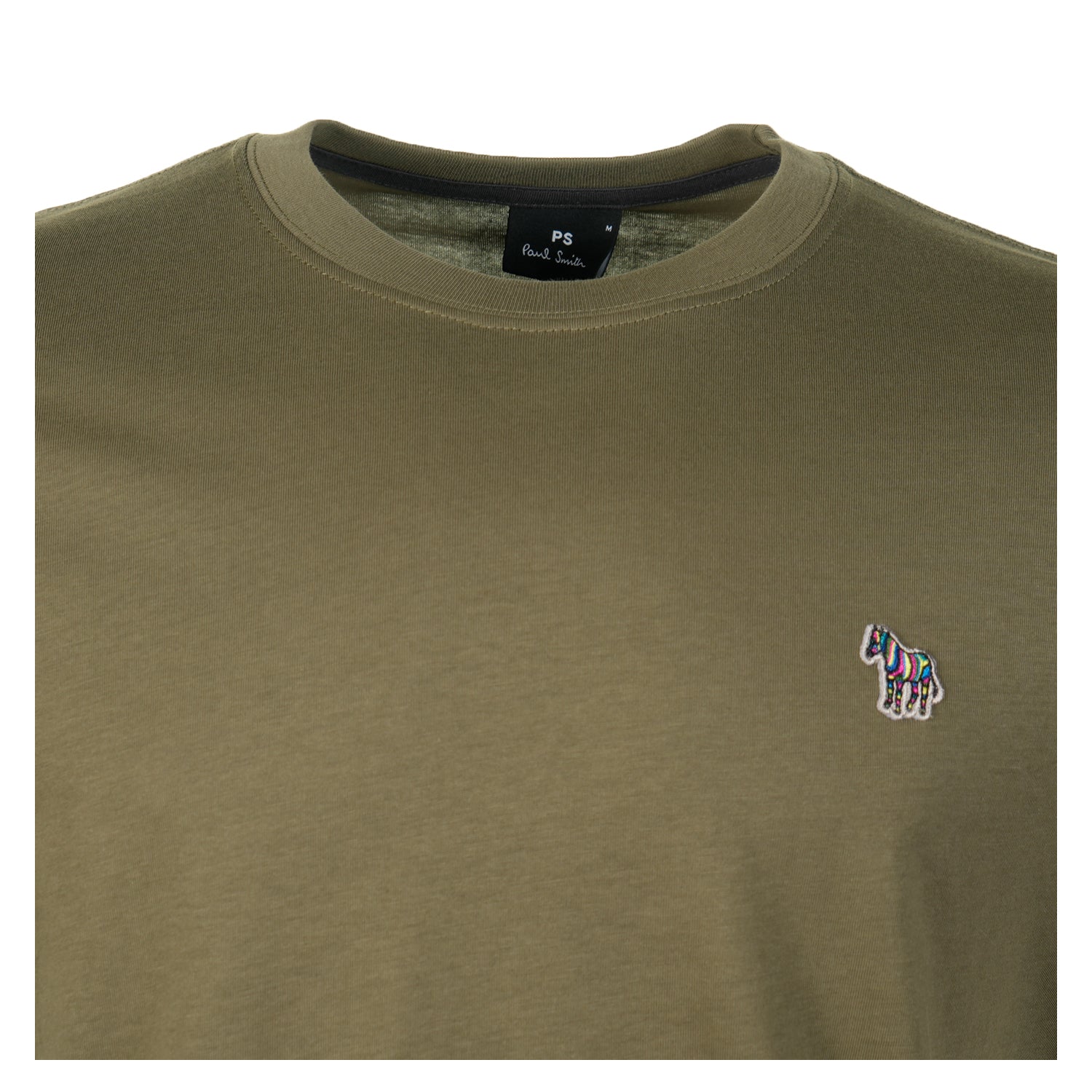 Regular Fit Zebra T Shirt 36F Khaki Green