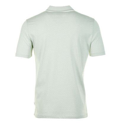 Short Sleeve Zip Front Polo Green