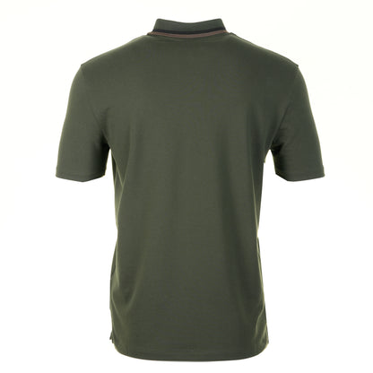 Zip Polo Shirt 38E Green