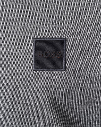 PeOxford Short Sleeve Polo Shirt Black