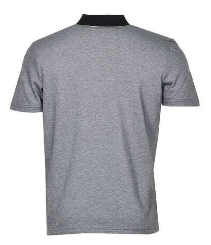 PeOxford Short Sleeve Polo Shirt Black