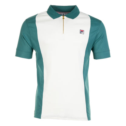 Fila Pierro Short Sleeve Zip Polo Mediterranea Gardenia