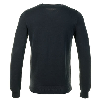 Pique Stitch Jumper Navy