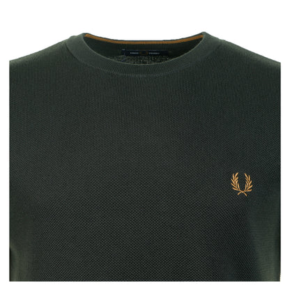 Pique Stitch Jumper Night Green