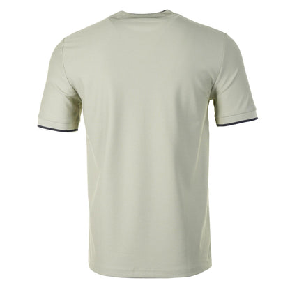 Pocket Detail Pique T Shirt Seagrass