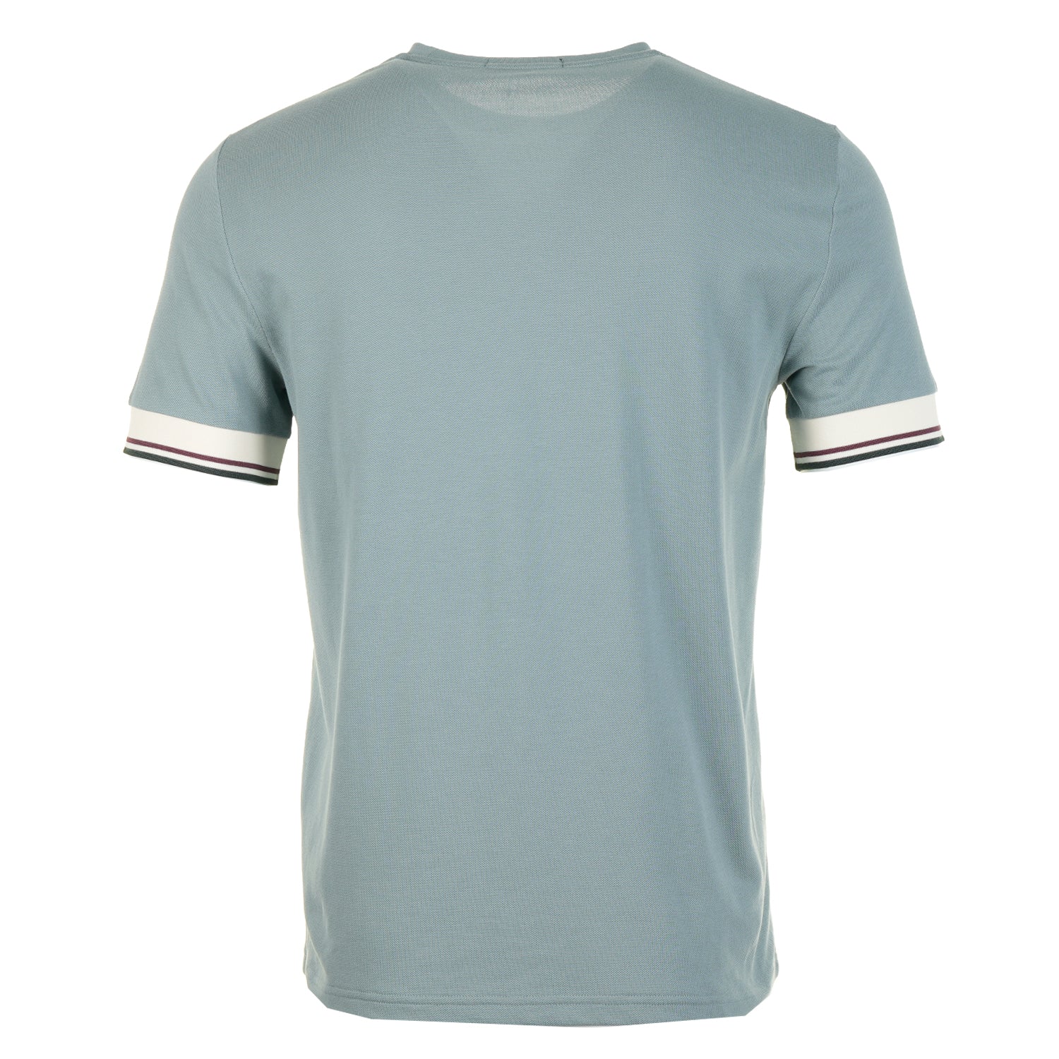 Tipped Cuff Pique T Shirt Stockport Blue