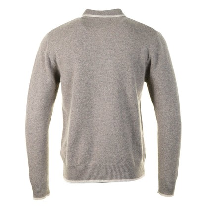 Lambswool Catch Full Zip Vole/Clay