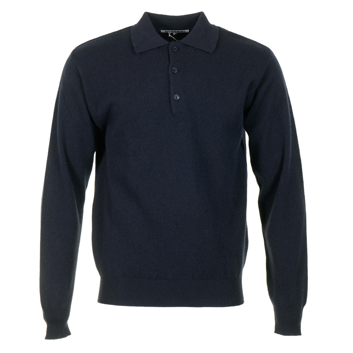 Lambswool Polo Navy