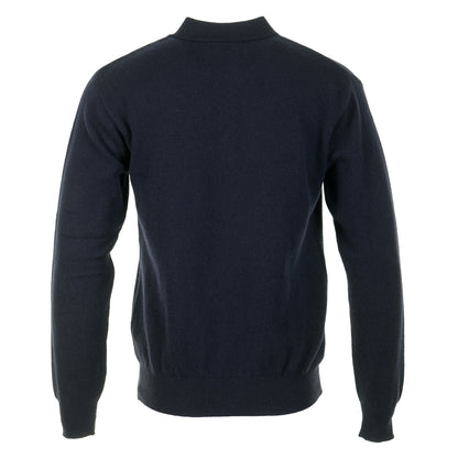 Lambswool Polo Navy