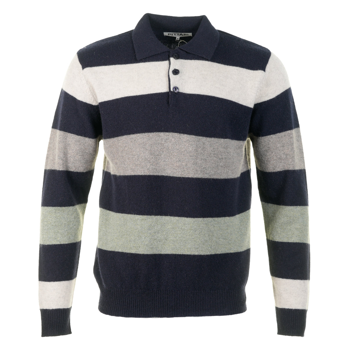 Pittari Lambswool Offa Polo Navy Combo