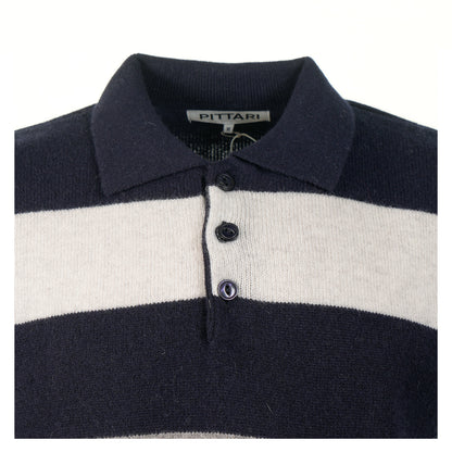 Pittari Lambswool Offa Polo Navy Combo