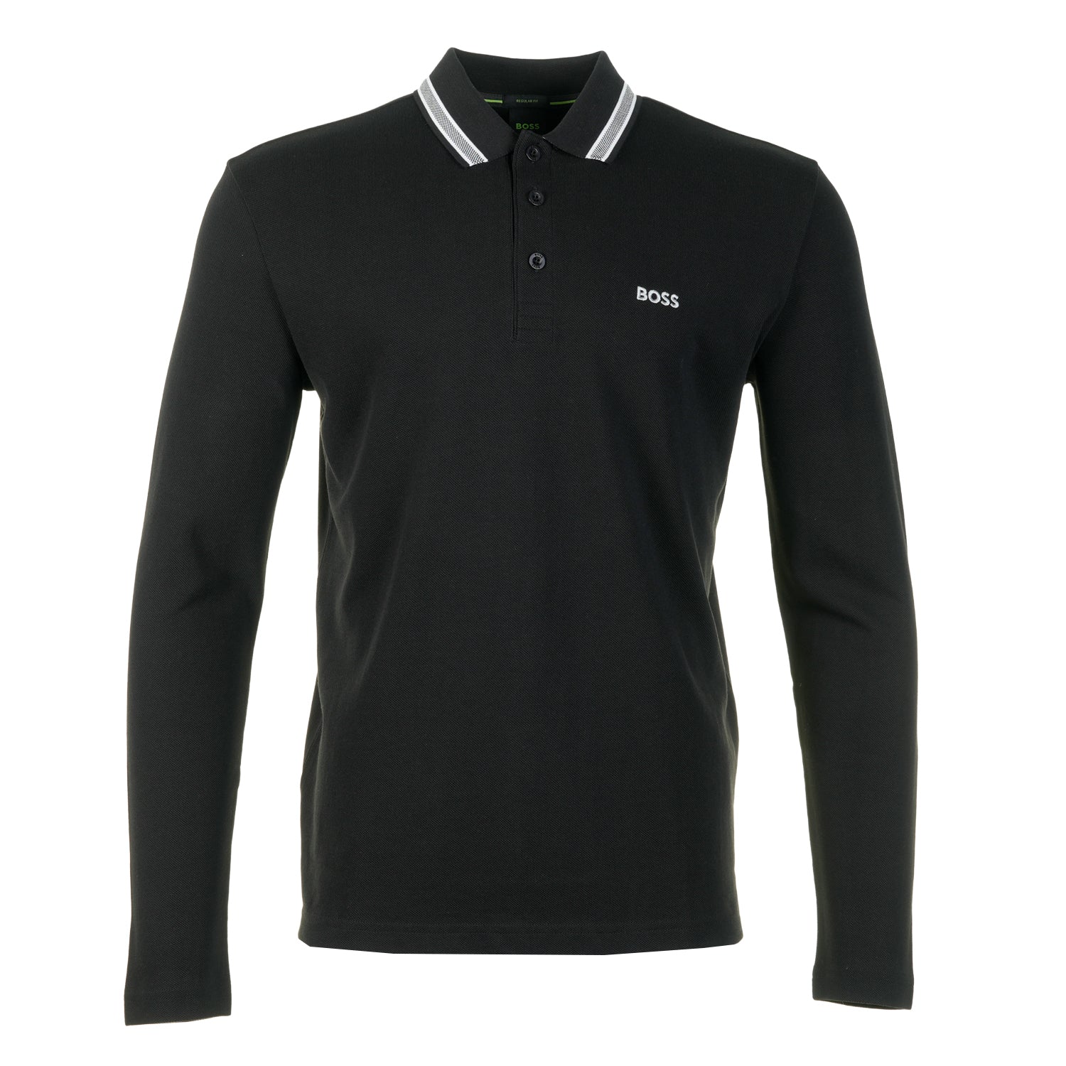 Plisy Long Sleeve Polo Shirt 001 Black