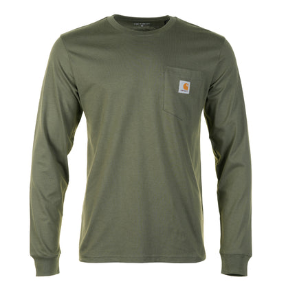Long Sleeve Pocket T Shirt Leaf