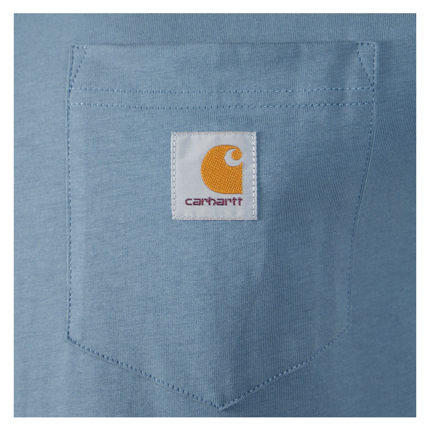 Short Sleeve Pocket T Shirt Velvet Blue