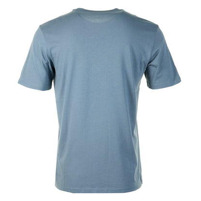 Short Sleeve Pocket T Shirt Velvet Blue