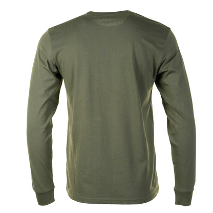 Long Sleeve Pocket T Shirt Leaf